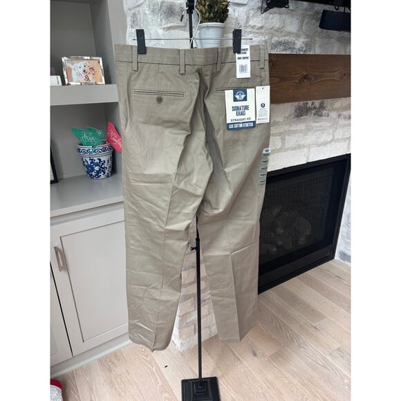 Dockers Men's Dark Pebble Signature Khakis Straight Fit Versatile Pants Size 34 - Picture 3 of 6